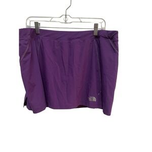 The North Face Women Skirt XL Vapor Wick Flight Series Purple Back Pocket